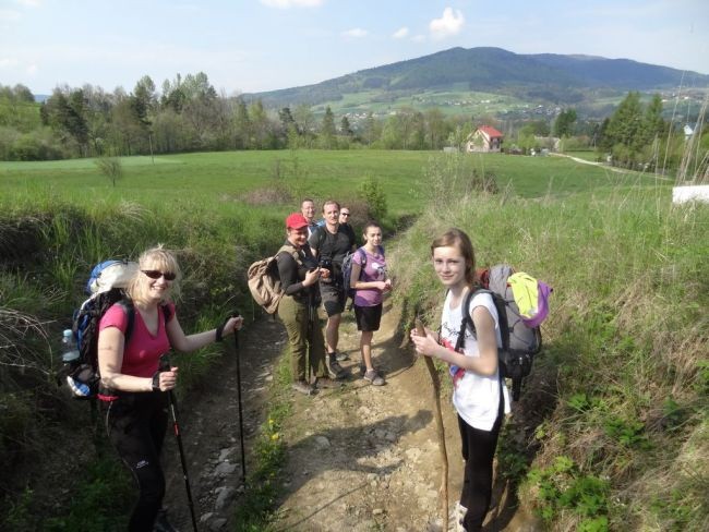 Odkrywają Beskid Wyspowy