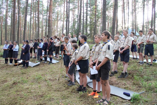 Obóz Skautów Europy pod Lublińcem