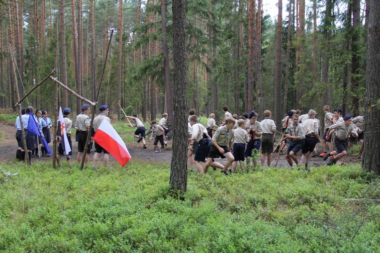 Obóz Skautów Europy pod Lublińcem