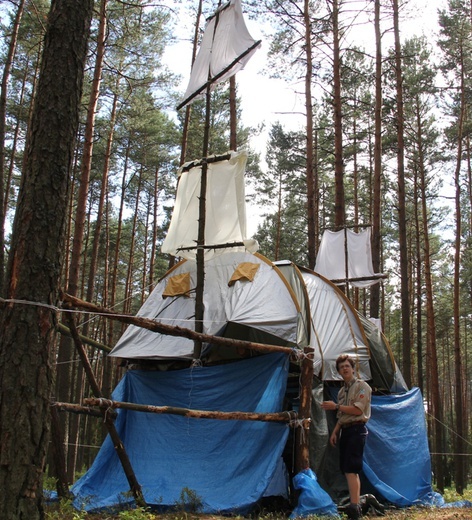 Obóz Skautów Europy pod Lublińcem