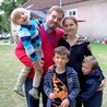 Agnieszka i Piotr Skorynko z synami