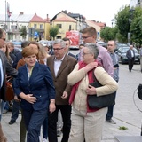 Beata Szydło na Rynku Wielkim w Szydłowcu