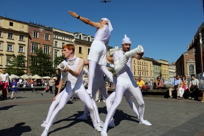 Festiwal teatrów ulicznych w Krakowie - sobota