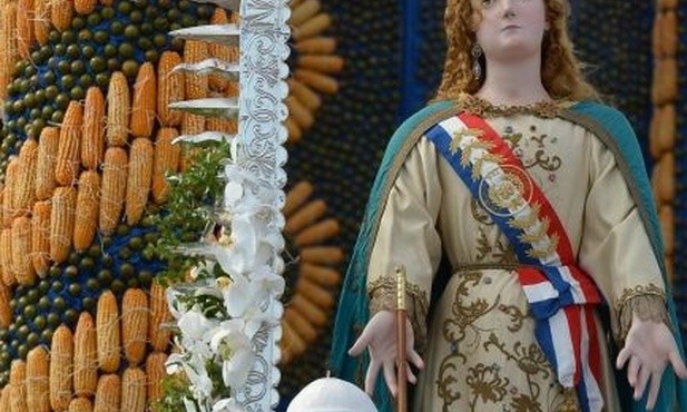 Papież Franciszek w sanktuarium maryjnym Caacupé