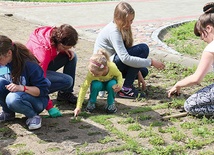  Wszyscy przybywający do Stagniewa dbają o wygląd terenu wokół sanktuarium