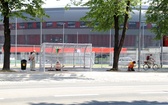 Nowy stadion w Tychach - z zewnątrz