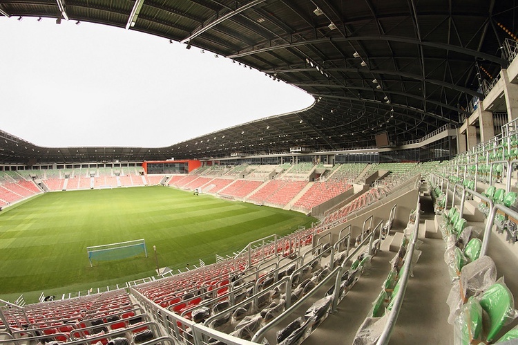 Nowy Stadion w Tychach - w środku