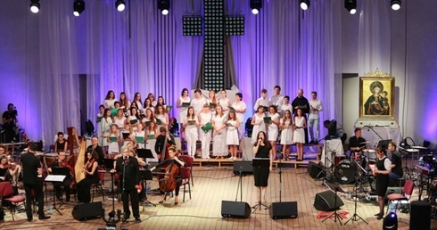 Koncert dla MB Rychwałdzkiej odbył się w amfiteatrze w Żywcu