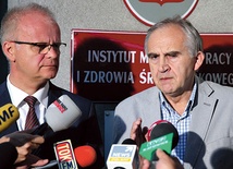 Konferencja o dopalaczach. Minister zdrowia Marian Zembala (po prawej) zdenerwował dziennikarzy, ale miał rację  