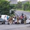 Okolice Mukaczewa po starciach Prawego Sektora z miejscową milicją