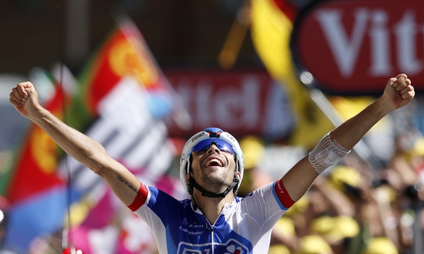 Tour de France - Pinot wygrał w Alpe d'Huez.