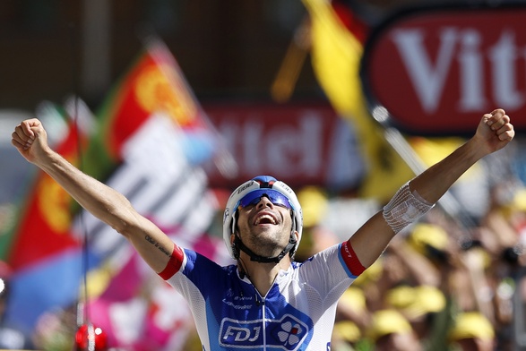 Tour de France - Pinot wygrał w Alpe d'Huez.