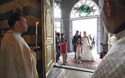 W Damaszku mieliśmy okazję uczestniczyć w ślubie wiernych melchickiego Kościoła greckokatolickiego, jednego ze wschodnich wyznań pozostających w jedności z Rzymem