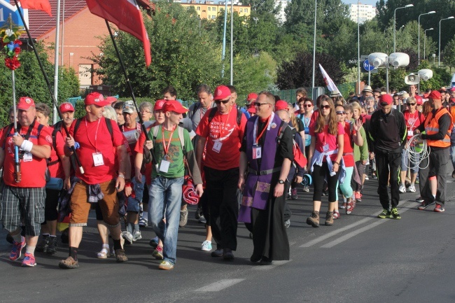 Jasnogórscy pielgrzymi w drodze