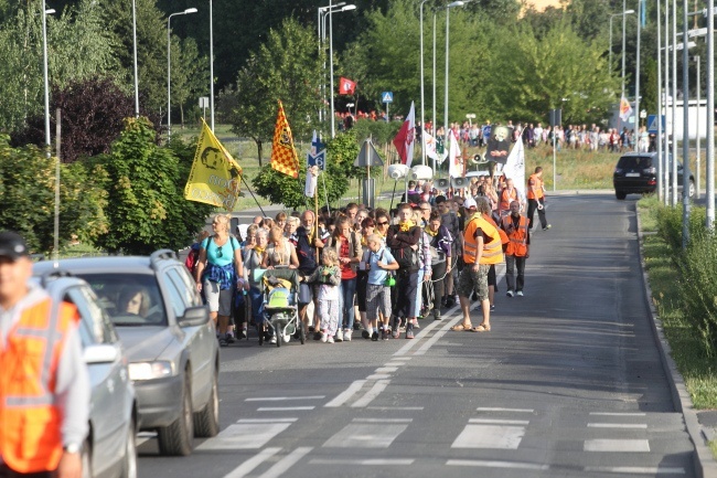 Jasnogórscy pielgrzymi w drodze