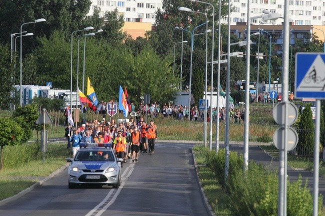 Jasnogórscy pielgrzymi w drodze