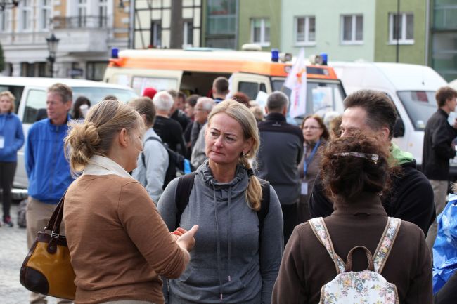 Wyjście pielgrzymki z Gorzowa Wlkp.