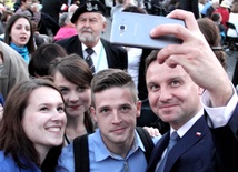 Selfie z prezydentem