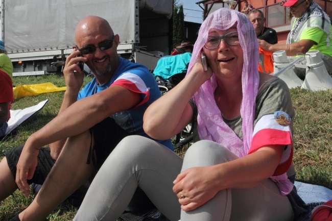 Pielgrzymi z kotwicą