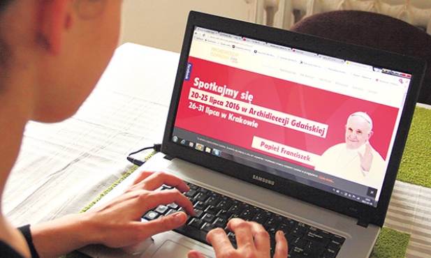 Rejestrować można się od 26 lipca. Pierwszym, który skorzystał z systemu rejestracyjnego, był ojciec święty. Zachęcił tym młodych do pielgrzymowania do Krakowa