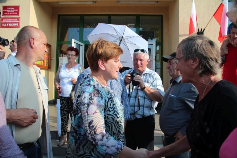 Beata Szydło w Bełchowie