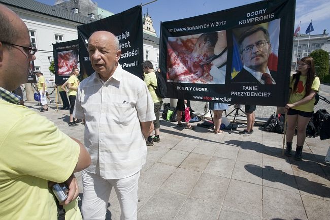 Pikieta na koniec prezydentury