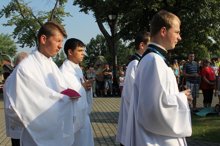 24. Piesza Pielgrzymka Diecezji Bielsko-Żywieckiej na Jasną Górę - w Hałcnowie