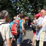 Powitanie pielgrzymów w Kończycach Wielkich