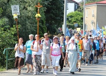 Powitanie pielgrzymów w Kończycach Wielkich