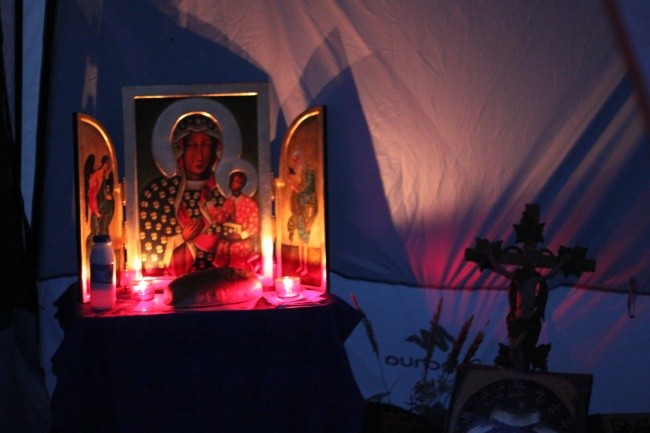 Z Borek Wielkich w stronę lasu za Dąbrową