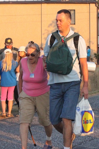 Z Borek Wielkich w stronę lasu za Dąbrową