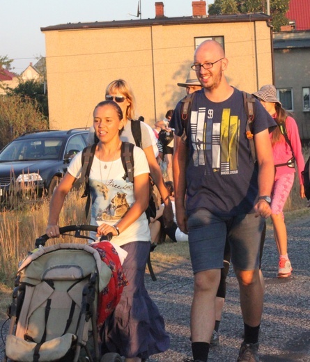 Z Borek Wielkich w stronę lasu za Dąbrową