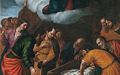 Alessandro Turchi „Wniebowzięcie Maryi”   olej na płótnie, 1631–1635  Muzeum Prado, Madryt