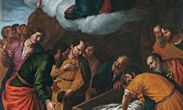 Alessandro Turchi „Wniebowzięcie Maryi”   olej na płótnie, 1631–1635  Muzeum Prado, Madryt