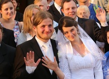 Pielgrzymkowi małżonkowie: Paulina i Norbert