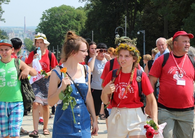 Powitanie pielgrzymów bielsko-żywieckich A.D. 2015 - cz. 1