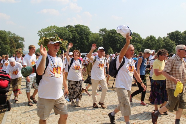 Powitanie pielgrzymów bielsko-żywieckich A.D. 2015 - cz. 1