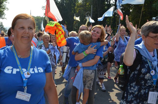 Pielgrzymi na Jasnej Górze