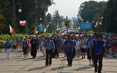 Pielgrzymi na Jasnej Górze