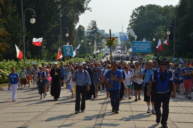 Pielgrzymi na Jasnej Górze