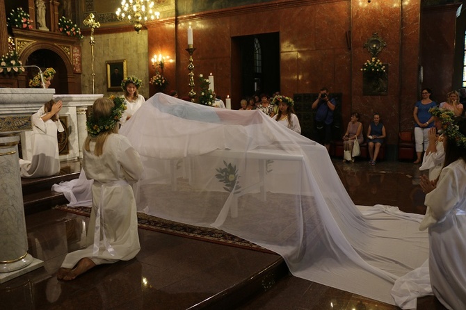 Procesja zaśnięcia i pogrzebu Maryi