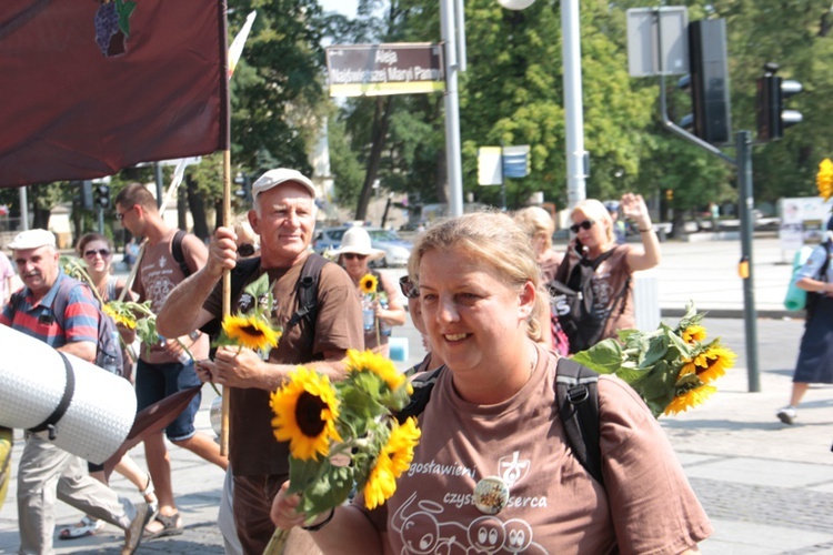 Wejście ŁPPM na Jasną Górę