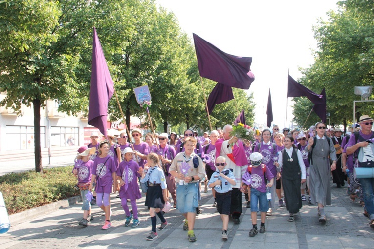 Wejście ŁPPM na Jasną Górę