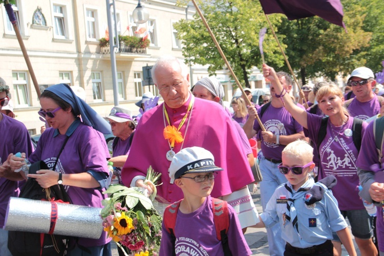Wejście ŁPPM na Jasną Górę
