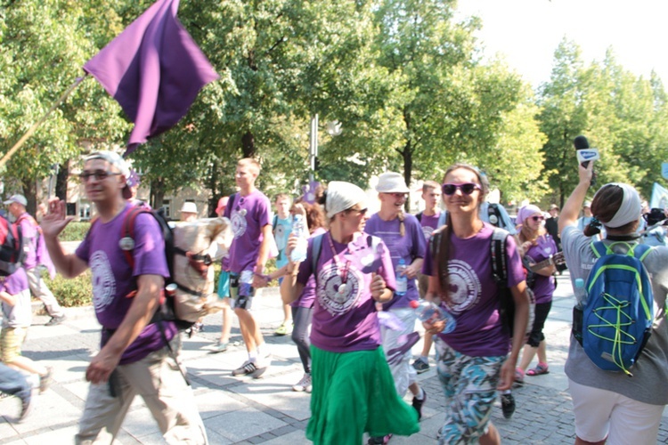 Wejście ŁPPM na Jasną Górę