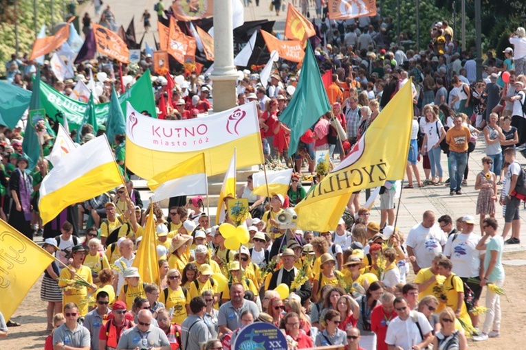 Wejście ŁPPM na Jasną Górę