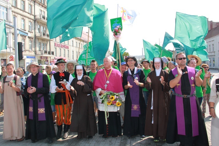 Wejście ŁPPM na Jasną Górę