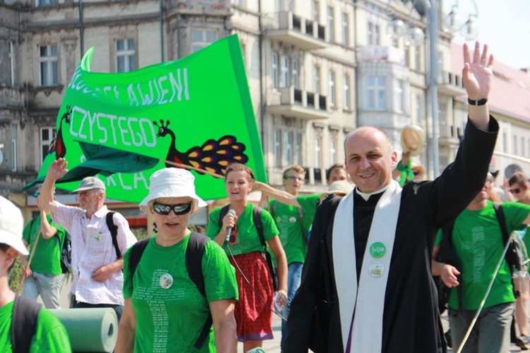 Wejście ŁPPM na Jasną Górę