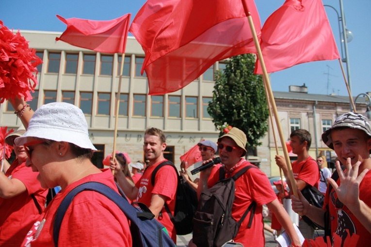 Wejście ŁPPM na Jasną Górę