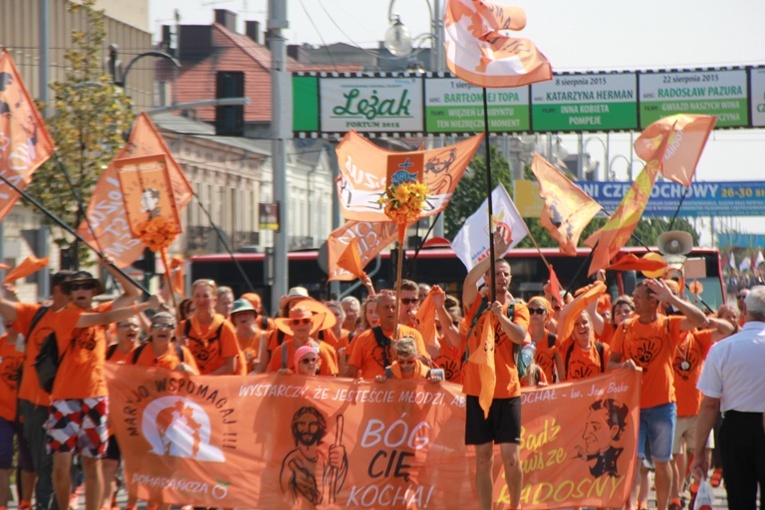 Wejście ŁPPM na Jasną Górę